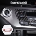 Hirufait Center Console Air Conditioning Mode Button Frame Trim For Honda Pilot 2016-2022 Ridgeline 2017-2023 Passport