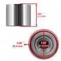 Caltric 2x Cam Follower Tappet Compatible With Honda Rancher 350 Trx350tm 2000-2006