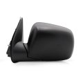 Driver Side Door Mirror For Gmc Canyon 2004 2012 Power Glass Non Heated Black Textured Manual Folding Replaces Gm1320280 