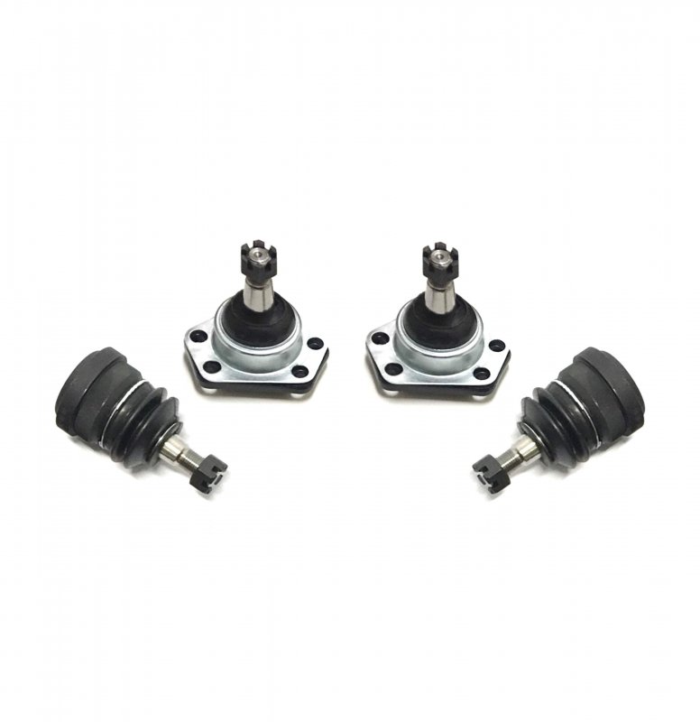 Partsw 4 Pc Suspension Kit 2 Front Upper Lower Ball Joints For Rwd Models