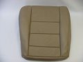 2002 03 04 05 06 07 For Ford F250 F350 Lariat Driver Bottom Vinyl Seat Cover Tan 