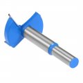 Uxcell Forstner Drill Bits 38mm Tungsten Carbide Wood Hole Saw Auger Opener Woodworking Hinge Drilling Boring Bit Cutter Blue