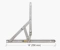 14 4-bar Standard Duty Stainless 90 Degree Window Hinge 
