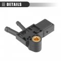 Motoforti Car Manifold Air Pressure Sensor Replacement For Mercedes-benz Glk250 2013-2015 Plastic No 0281006279 Black