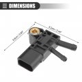 Motoforti Car Manifold Air Pressure Sensor Replacement For Mercedes-benz Glk250 2013-2015 Plastic No 0281006279 Black