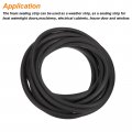 Uxcell Foam Rubber Weather Seal Strip 12mm 0 47 Diameter X 8 Meters 26 25ft Long Round Epdm Solid For Reduce Noise Shock
