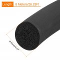 Uxcell Foam Rubber Weather Seal Strip 12mm 0 47 Diameter X 8 Meters 26 25ft Long Round Epdm Solid For Reduce Noise Shock