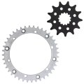 Drive Sprocket Kit For Yamaha Raptor 660r 2001 To 2005 520 Pitch Front 13t And Rear 40t Replaces 2xj-25440-21-00 9383e-13216-00 
