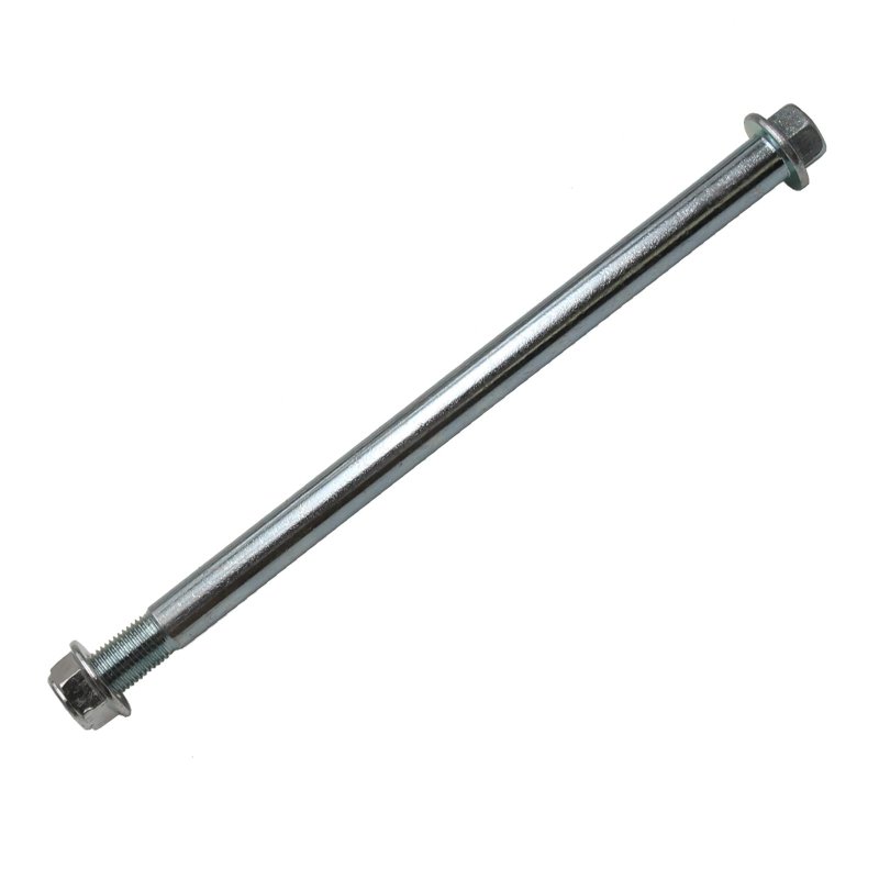15mm 240mm Front Rear Wheel Axle Spindle For Pit Dirt Bike 110cc 125cc 140cc 150cc 160cc With Lock Nut Silvery Aluminum Alloy