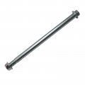 15mm 240mm Front Rear Wheel Axle Spindle For Pit Dirt Bike 110cc 125cc 140cc 150cc 160cc With Lock Nut Silvery Aluminum Alloy