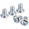6-32x3 16 Pan Head Phillips Machine Screws 100pcs Zinc Plated Carbon Steel Cross Fully Threaded Bolts 