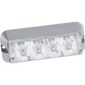 Custer Products Strl4w 4in Clear Flush Mount Self Contained Strobe Solid And 3 Wire 