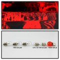 Acanii For 1997-2000 Bmw E39 5-series Sedan Red Smoked Tail Lights Brake Lamps Assembly Driver Passsenger Side 98 99