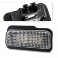 2pcs Led License Plate Lights Number Lamp For Benz W211 4d 5d W203 W219 R1712d Powered By 18-smd Xenon White Error Free With Ce