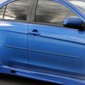 Dawn Enterprises Fe-lancer Finished End Body Side Molding For Mitsubishi Lancer Rally Red P26 