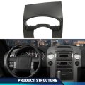 Instrument Cluster Dash Bezel Trim Ford F150 2004-2008 Fit For Lariat Models Black
