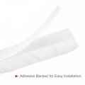 Uxcell Weather Stripping Brush 26ft L X 0 35 W 6 H Self-adhesive Seal Weatherstrip Sweep White For Door Window
