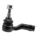 Tie Rod End For 2015 2016 2017 2018 2019 Land Rover Discovery Sport Rubber Boot Threaded Stud Black Front Position 