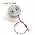 Uxcell Dc 6v 100 Rpm High Torque Rotary Speed Cylinder Shape Deceleration Reducing Motor 2-wire Connecting