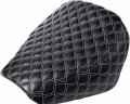 White Diamond Stitch Retro Mini Bike Seat Cover For Massimo Baja Warrior Mb200 Trailmaster Hurricane 200x Pro Monster Dog Ii 