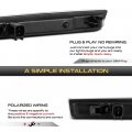 For 2015-2023 Compatible With Dodge Challenger 4-piece Full White Led Front Rear Bumper Fender Corner Side Marker Light Parking