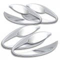 Eparts 4 Pieces Abs Mirror Chrome Plated Side Door Handle Trim Cover Caps For 2013 2017 Nissan Pathfinder Altima 