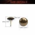 Mromax 30pcs Upholstery Nails Tacks 75 Head Dia Iron Vintage Style Metal Round Thumb Push Pins 0 91 Height For Furniture