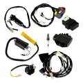 Black Cdi Ignition Coil Switch Wire Harness Assy Replacement For Sportrax Trx400ex 1999-2004 30500-hn1-003 30700-kcz-000 