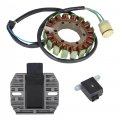 Waltyotur Stator Sensor And Rectifier Replacement For Honda Foreman 2002-2004 Trx450fe Trx450fm 450 4x4
