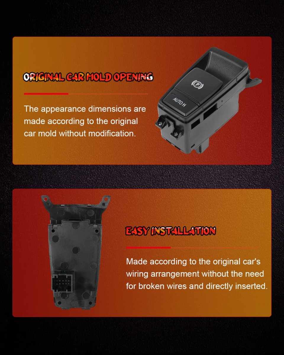 Parking Brake Switch For Bmw X5 2007 To 2013 And X6 2008 2014 Hand Button Replaces 61319148508