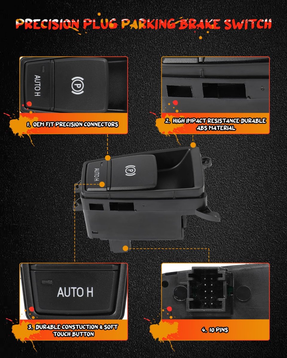 Parking Brake Switch For Bmw X5 2007 To 2013 And X6 2008 2014 Hand Button Replaces 61319148508