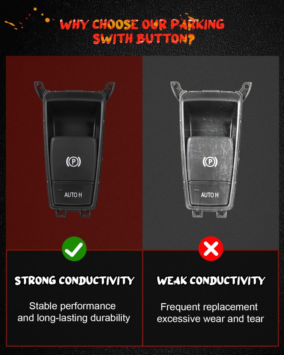 Parking Brake Switch For Bmw X5 2007 To 2013 And X6 2008 2014 Hand Button Replaces 61319148508