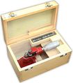 Ring Enlarger For Stone Set Rings In Wooden Box 17 Pc Rollers