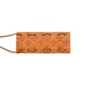 Fleur-de-lis Genuine Brown Leather Brake Clutch Cover Set With 12 Fringe Debossed Classic Design 