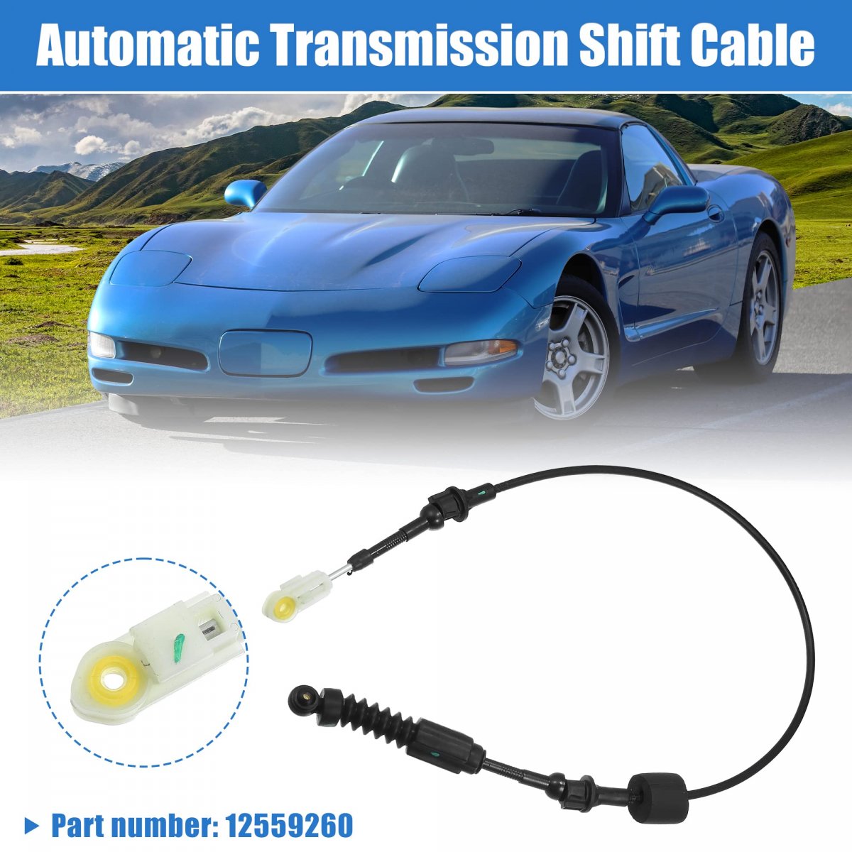 Automatic Transmission Gear Shifter Cable For Corvette C5 1997 1998 1999 2000 2001 2002 Auto Trans Control Lever Assembly Kit