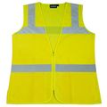 Erb Safety 61920 S720 Class 2 Ladies Fitted Tricot 3x-large Hi-viz Lime 