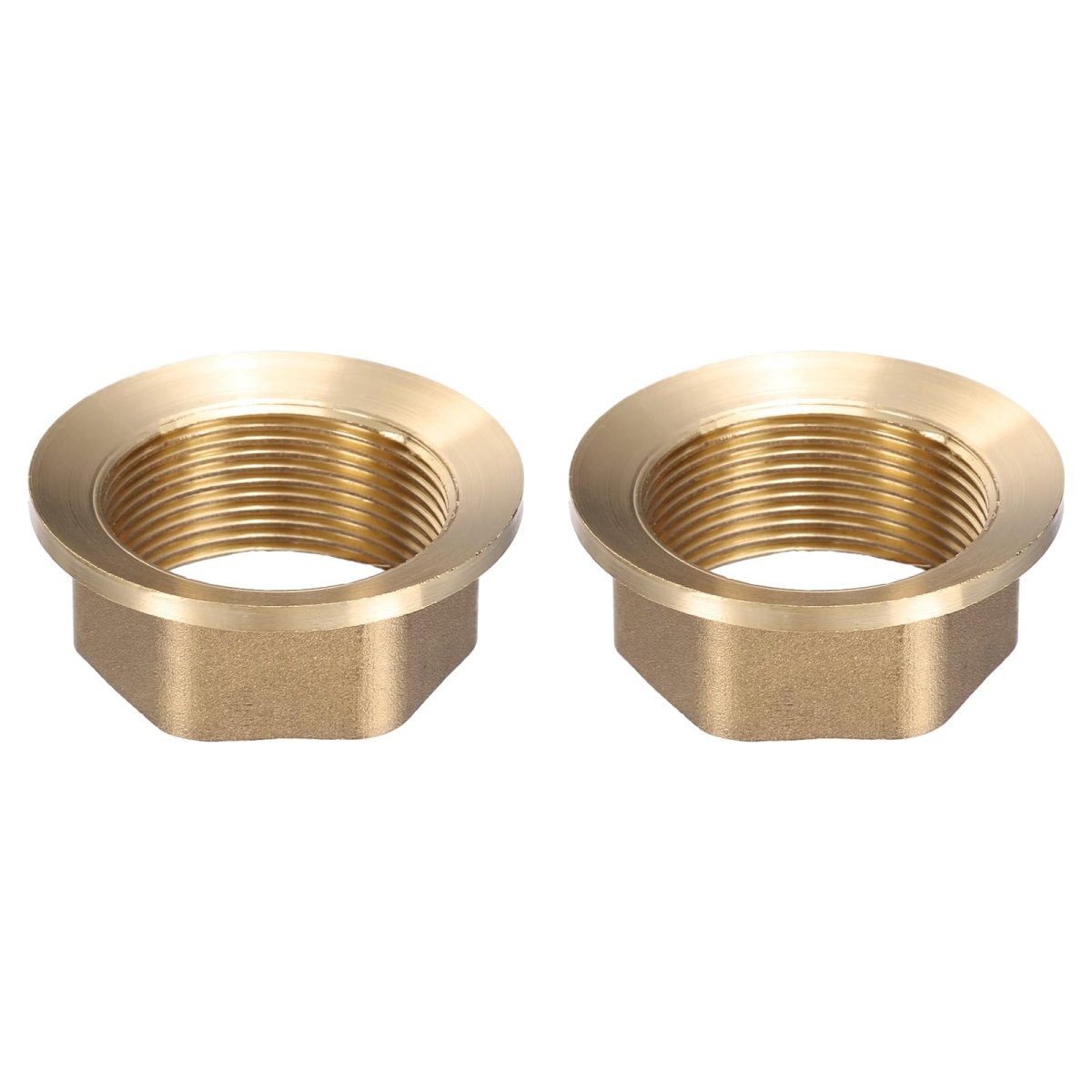 2pcs Faucet Nut Fixed Base Id 1 18 X H 0 67 Copper Fixing Tap Fastener Assembly For Kitchen And Bathroom