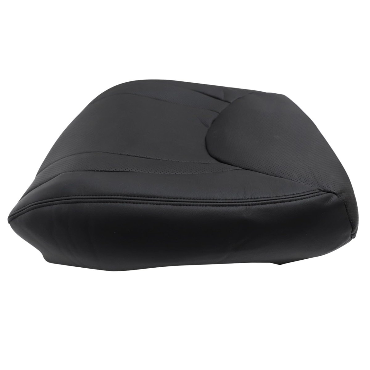 Front Driver Side Top Back Replacement Seat Cover Black Perforated Microfiber Leather For Lexus Ls430 2001 2002 2003 2004 2005