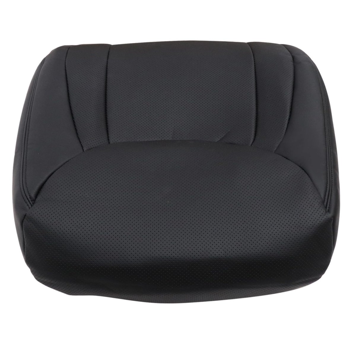 Front Driver Side Top Back Replacement Seat Cover Black Perforated Microfiber Leather For Lexus Ls430 2001 2002 2003 2004 2005