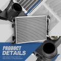 Dpi 13415 Factory Style 1-row Cooling Radiator Compatible With Veloster 1 6l Turbo At 13-17 Aluminum Core