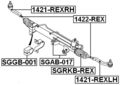 Arm Bushing For Steering Gear Kit Febest Sgab-017 4650009005 