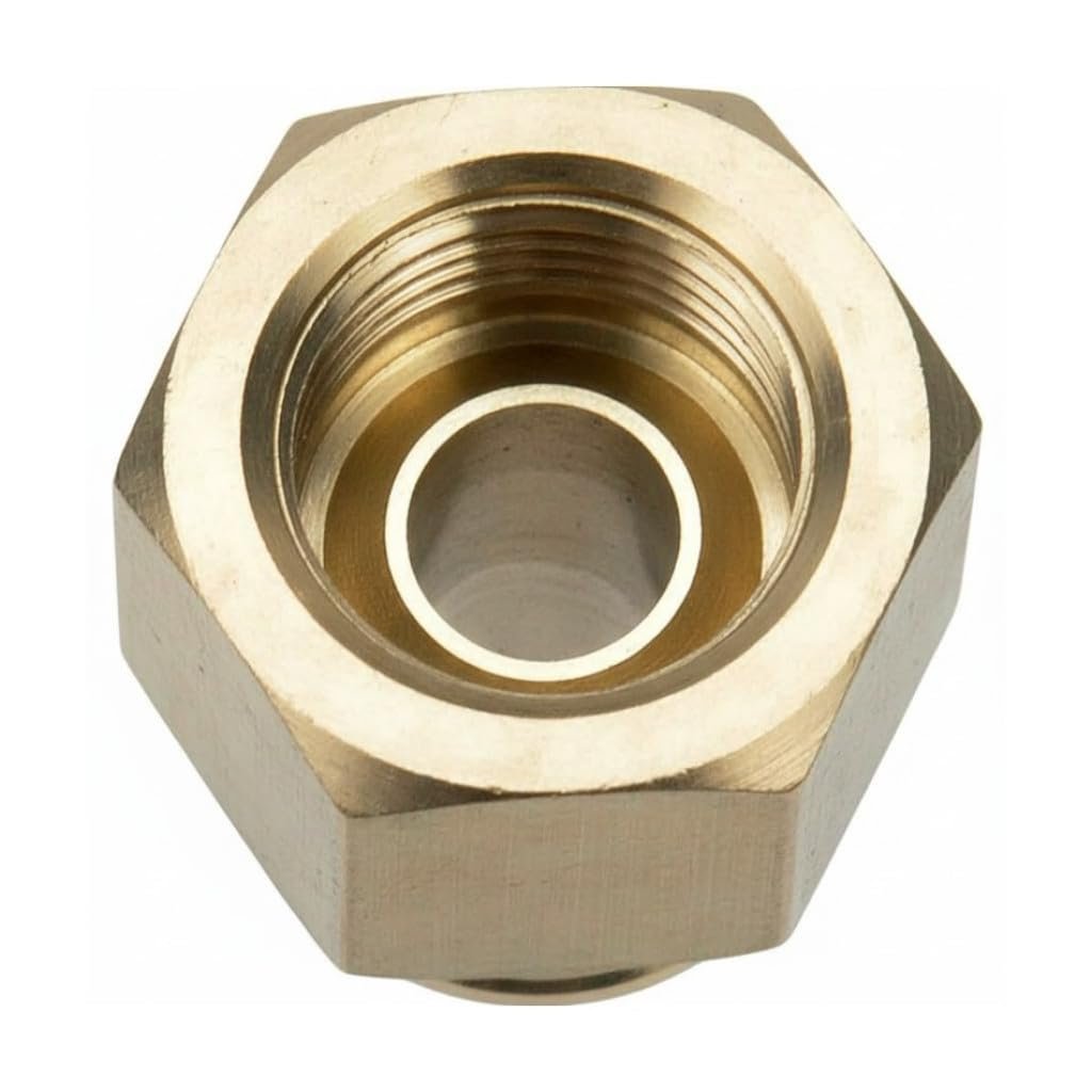 Transmission Oil Cooler Line Connector For 1993 Cadillac Commercial Chassis Brass Material Male And Female Thread Straight