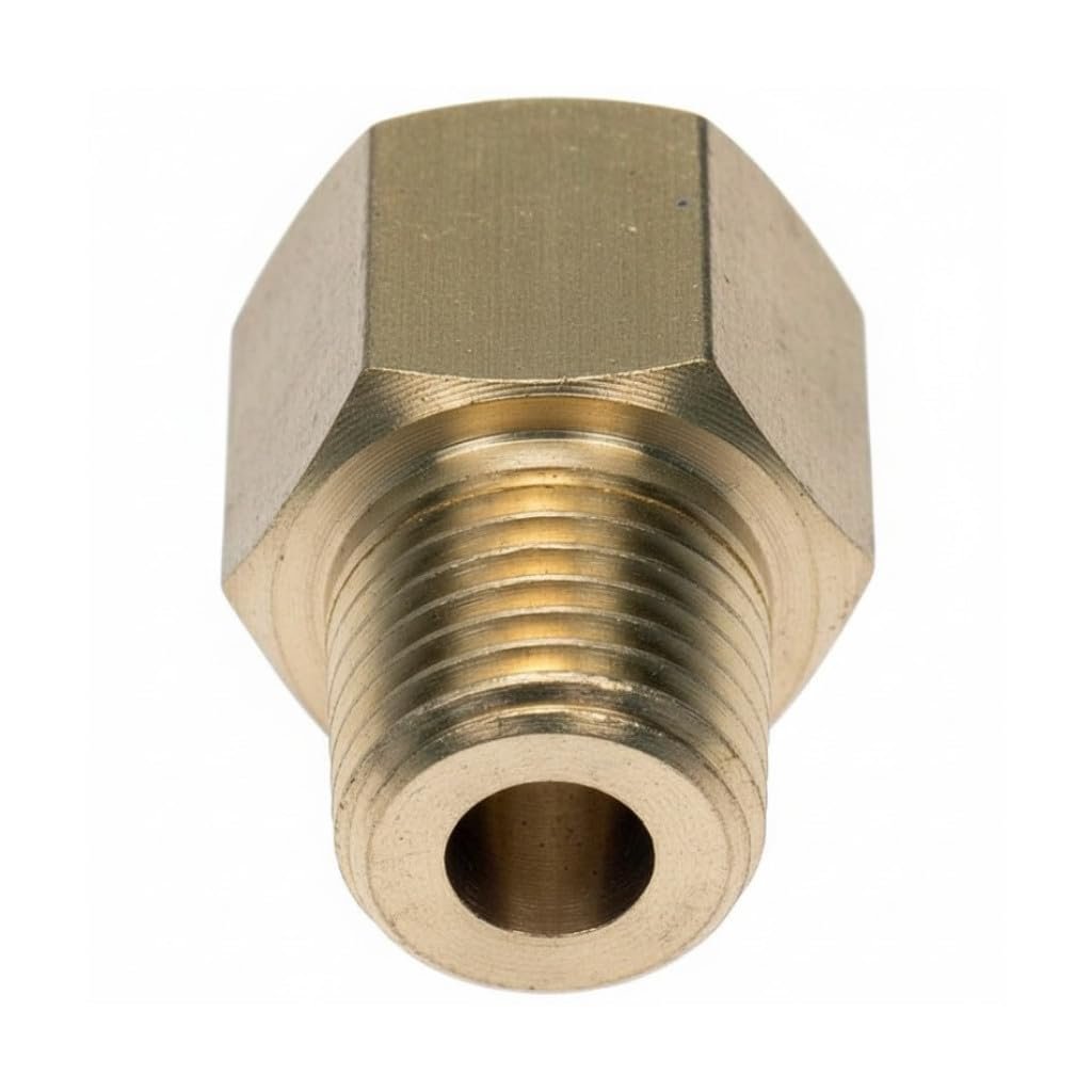 Transmission Oil Cooler Line Connector For 1993 Cadillac Commercial Chassis Brass Material Male And Female Thread Straight