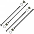 Caltric Front Control A-arm Bolt And Pivot Shaft With Nut Compatible Polaris New