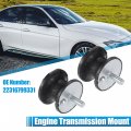 X Autohaux No 22316799331 Rear Engine Transmission Mount Kit For Bmw 1 Series M 3 0l 2011 Metal Rubber Black