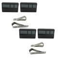 4x Garage Door Opener Remote For Security 315 Mhz Purple Learn Button Openers 2005-2014 Replacement Liftmaster 372lm 372lmc 