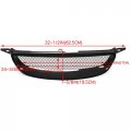 Kuafu Grille Compatilbe With 2003-2004 Toyota Corolla Ce Le S Xrs Sedan 4-door Black Front Hood Grill Bumper