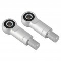 Fydun Pair 10mm Hole Motorcycle Rear Air Shock Absorbers Damper Height Increase For Atvs Offa Roads Silver 95mm 3 7in