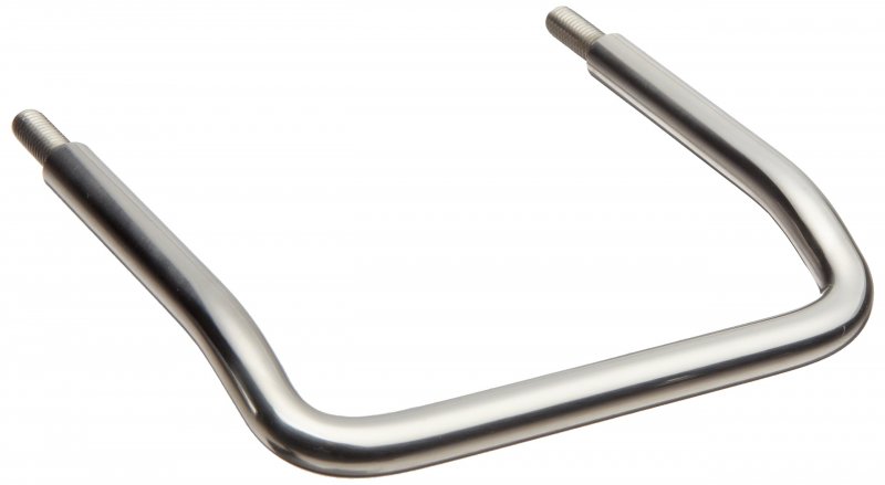Sugatsune 304 Stainless Steel Offset Wire Pull Handle Mirror Finish Round Grip 3-15 16 Center To 3-5 Projection Pack Of 1
