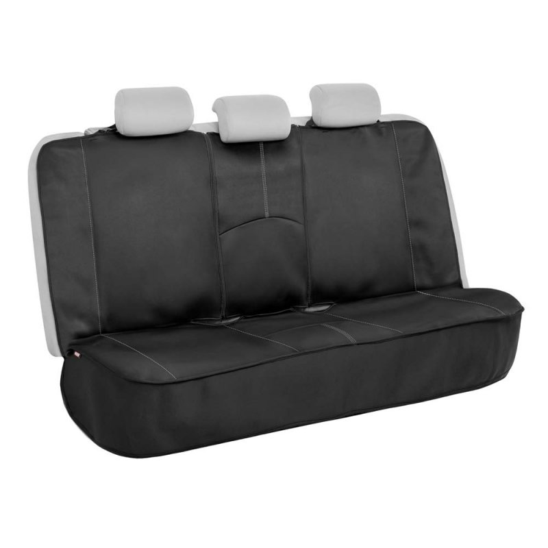 Motor Trend Spillguard Waterproof Car Seat Covers Front And Rear Full Set Gray Stitch A Neoprene Protectors With Extended Bench